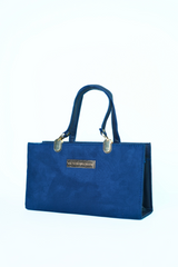 Luxe Blue Tote Bag
