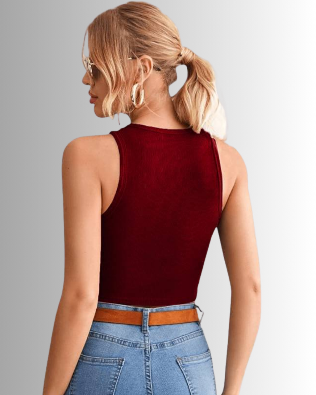 Blood Vibes LuxeFlow Sleeveless Tank