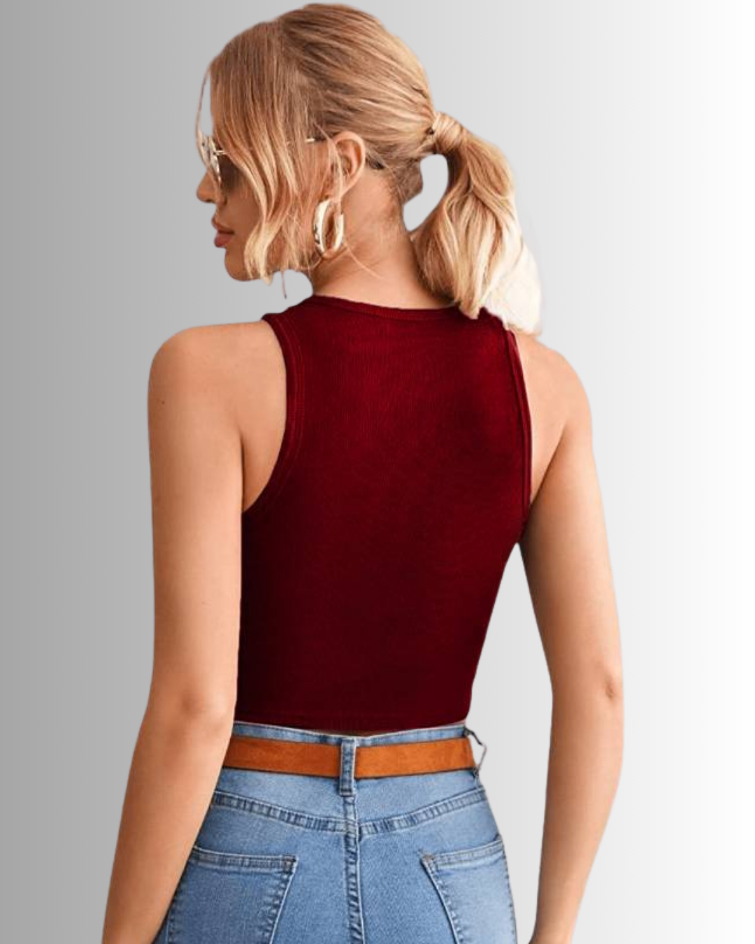 Blood Vibes LuxeFlow Sleeveless Tank