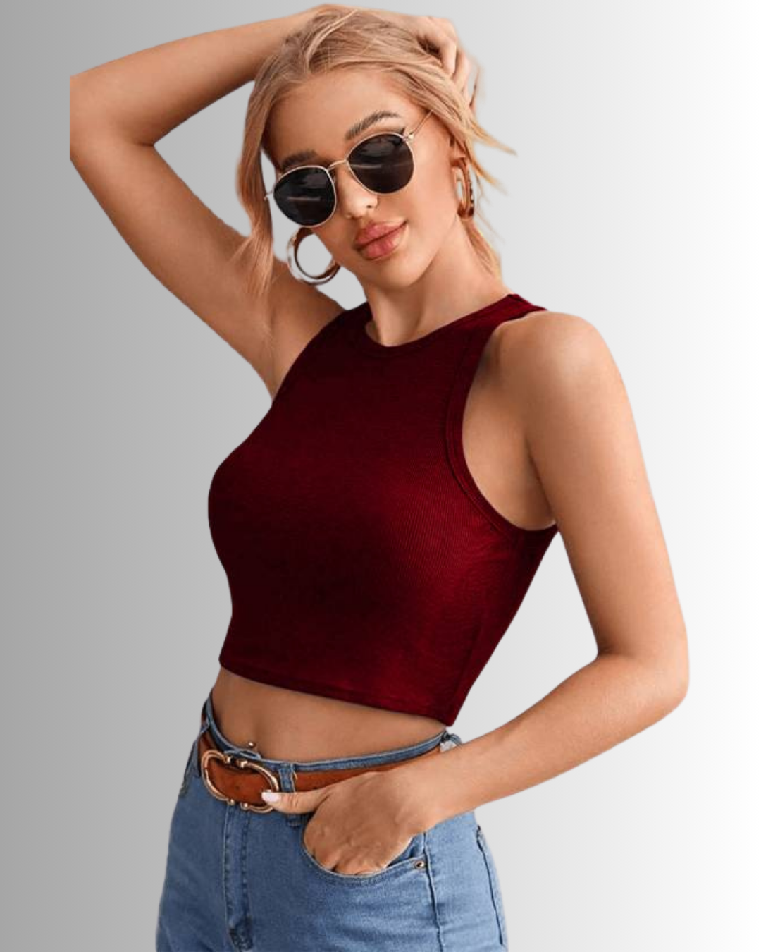 Blood Vibes LuxeFlow Sleeveless Tank