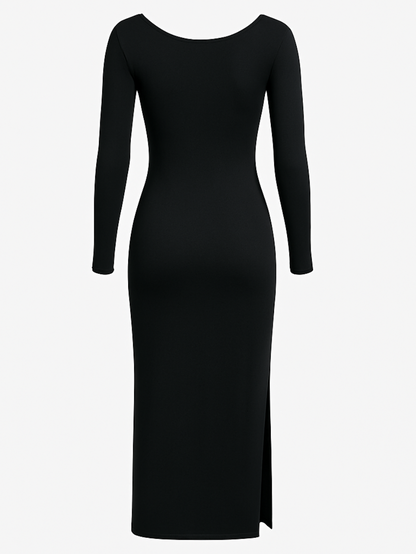 Blood Vibes Signature Slim Fit Dress – Luxe Elegance for Summer ☀️✨