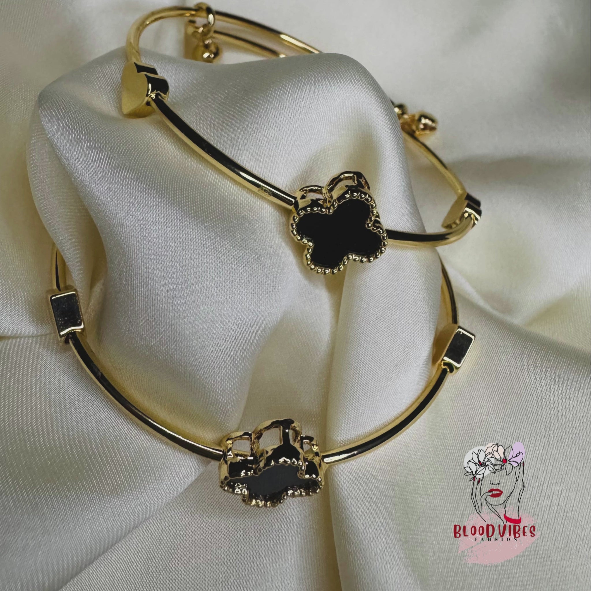 Blood Vibes Twin Tones Bracelet